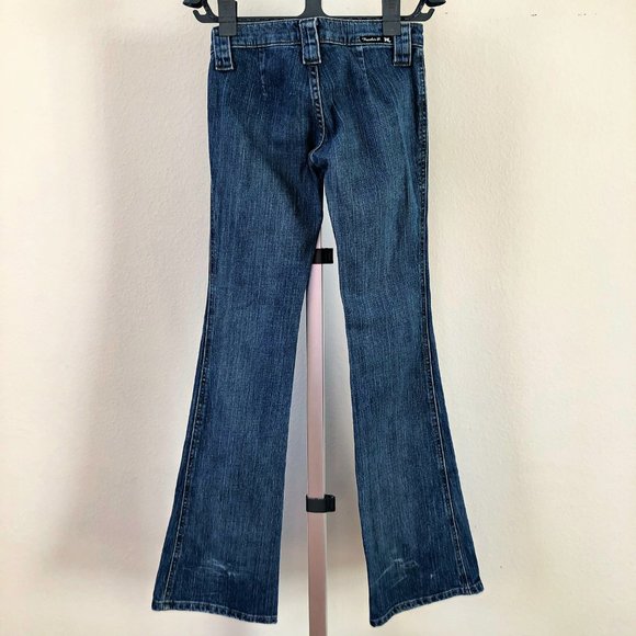 Frankie B Rare Front Pocket Flare / Wide Leg Jeans - Picture 2 of 9